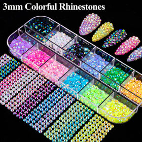 BELLEBOOST 3D ABS nail flowers detail showing multi-size petals for dimensional designs