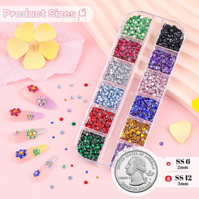 BELLEBOOST close-up of smooth resin rhinestone surface reflecting light for bright nail accents