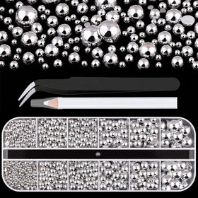 BELLEBOOST front of box showing organized pearl compartments and included tools for fast setup