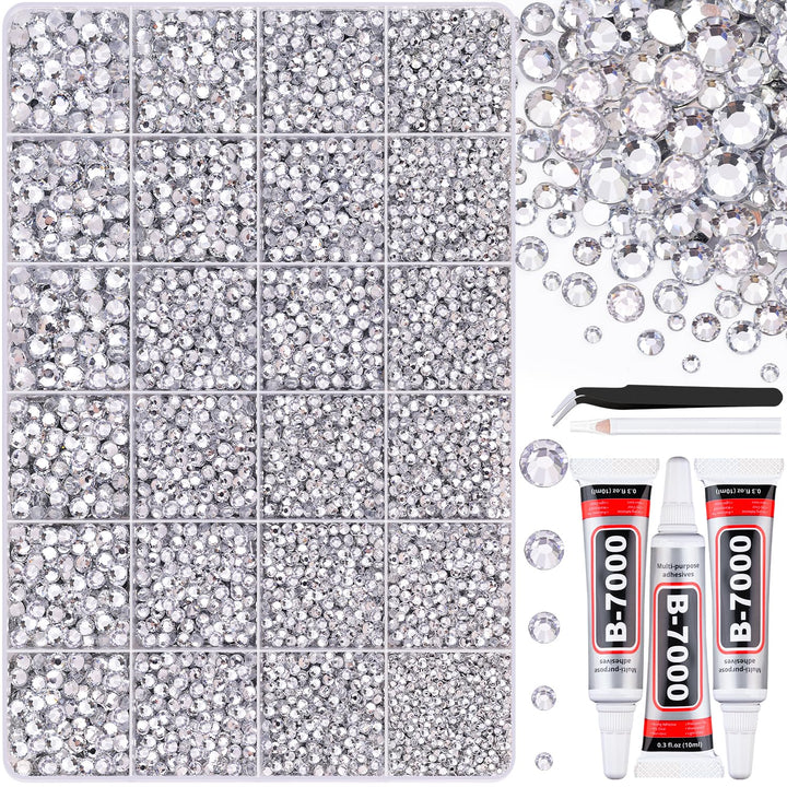 BELLEBOOST front packaging showing full rhinestone kit benefits