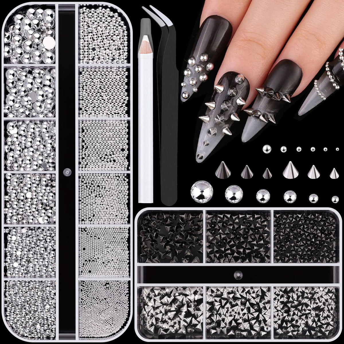 BELLEBOOST front packaging showing studs pearls complete kit and tools