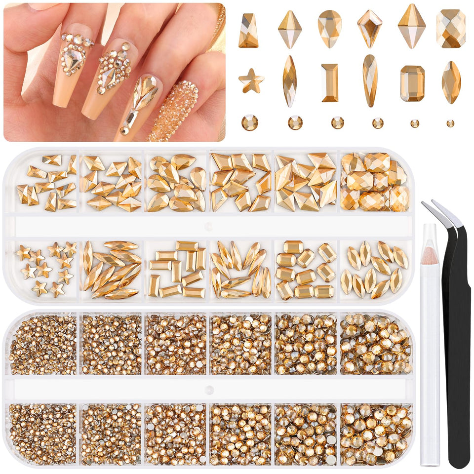 BELLEBOOST front packaging showing full rhinestone kit and included tools for convenience