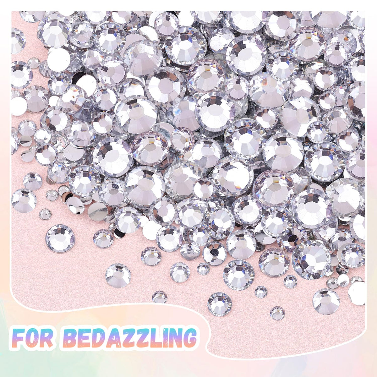BELLEBOOST decorated shoes illustrating finished sparkling result