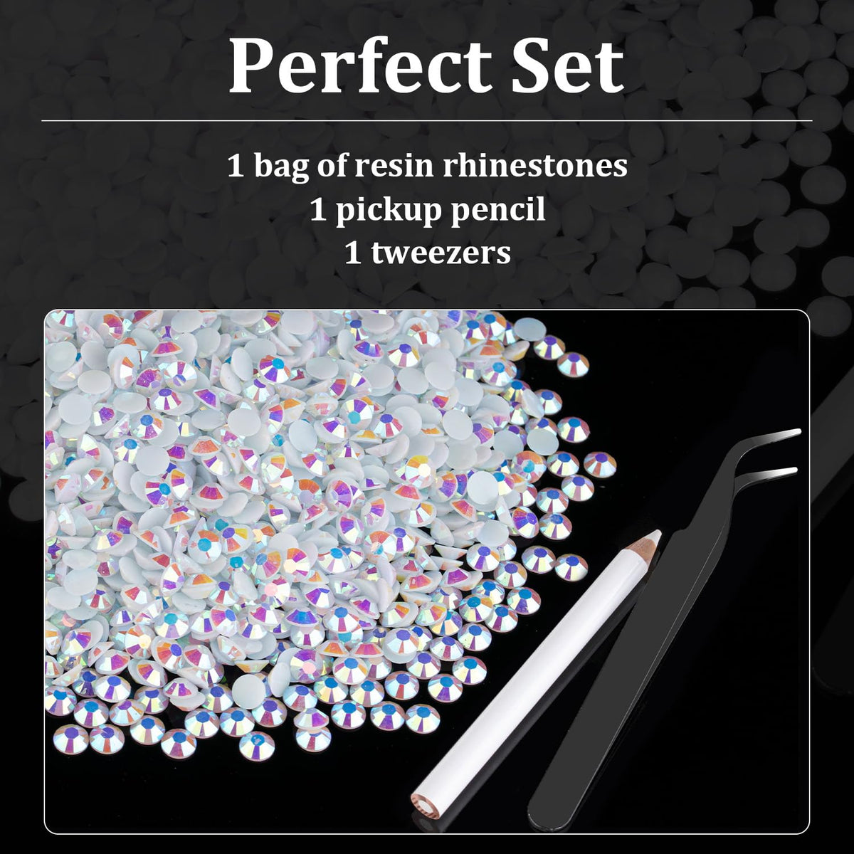 BELLEBOOST rhinestones applied to an acrylic tumbler adding long-lasting iridescent decoration
