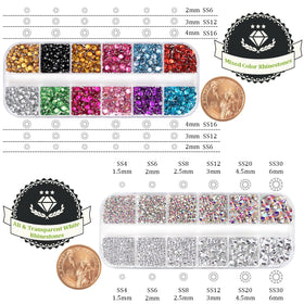 BELLEBOOST rhinestone texture detail highlighting crystal facets for extra sparkle