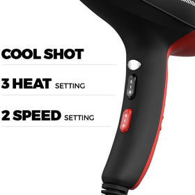 BELLFORNO hair dryer in a salon setting delivering fast drying for professionals