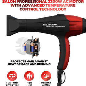 BELLFORNO retail packaging and manual indicating included accessories and setup