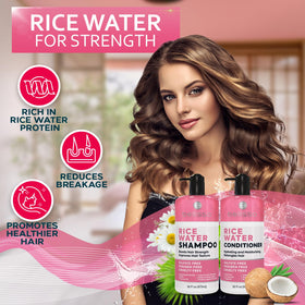 BELLISSO label closeup highlighting rice and saw palmetto benefits