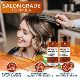 BELLISSO conditioner applied to ends for smoother results