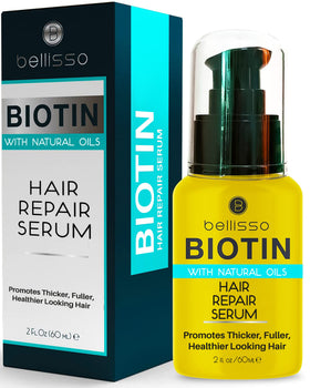 BELLISSO front bottle view showing clean label and volumizing benefit