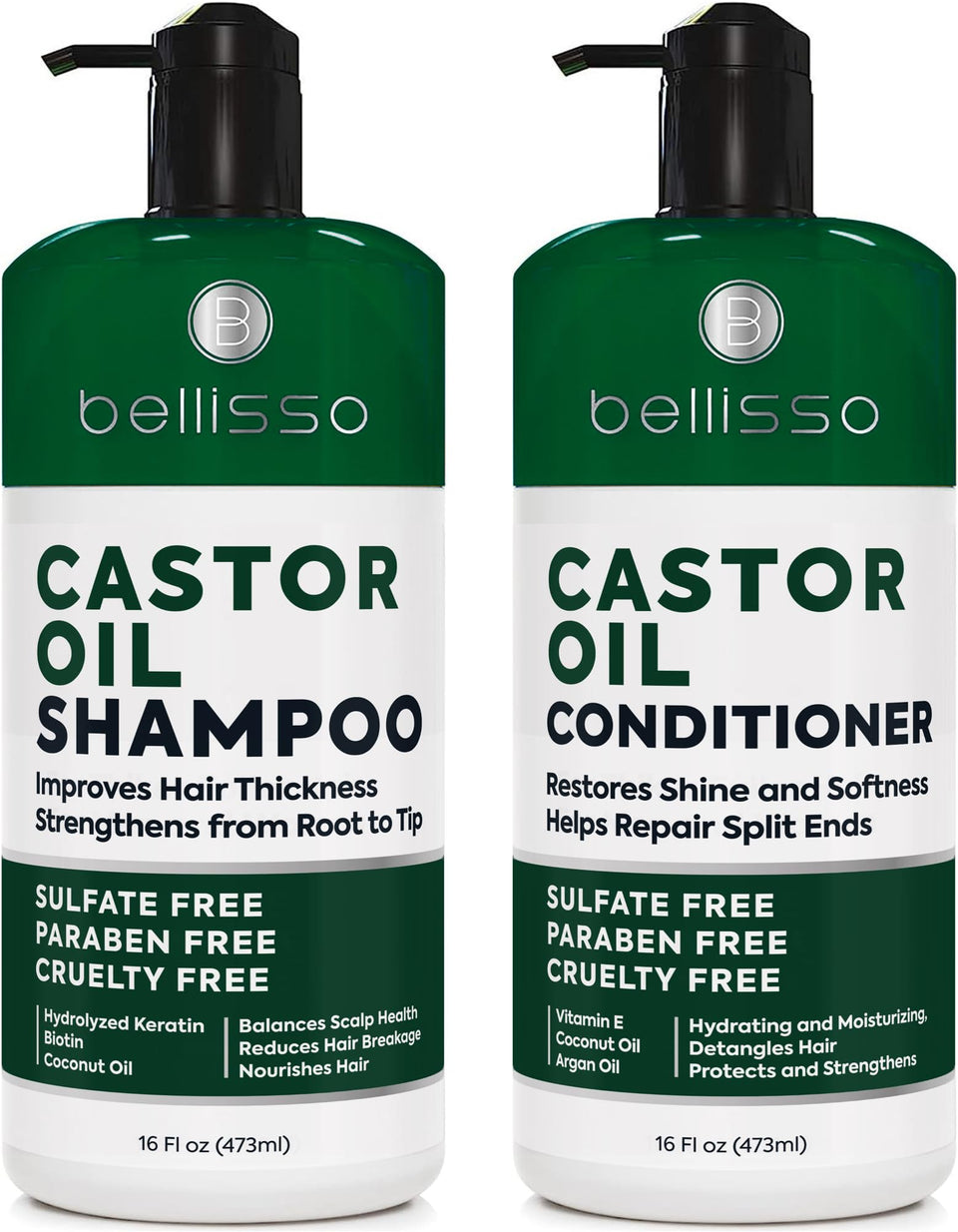 BELLISSO front packaging duo showing both bottles and benefits
