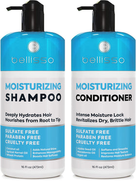BELLISSO front packaging showing duo and moisture benefits