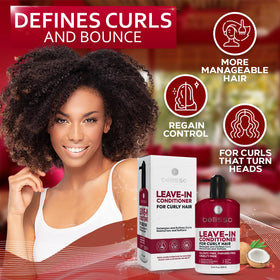 BELLISSO ingredients display with shea butter and coconut oil nourishing