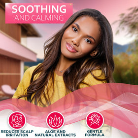 BELLISSO set styled in bathroom showing salon-look and shine benefit
