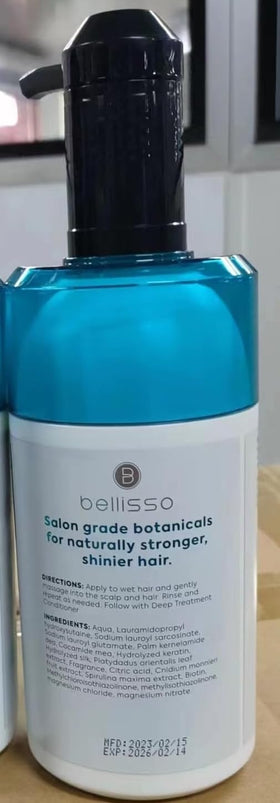 BELLISSO styled hair after use, showcasing added volume and natural movement