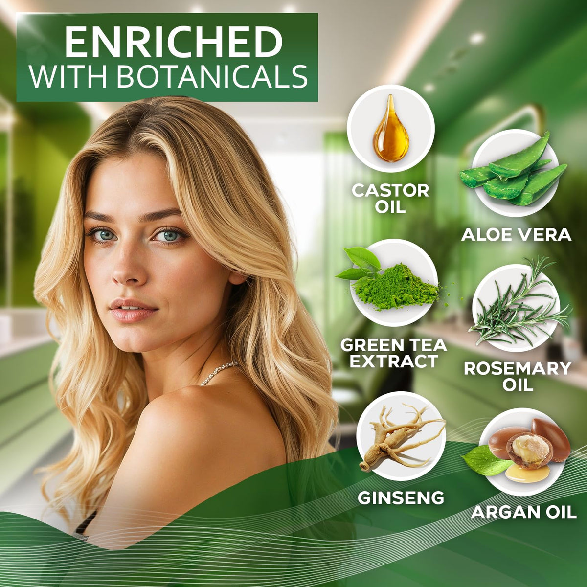 BELLISSO applied to wet hair demonstrating gentle lather and cleanse