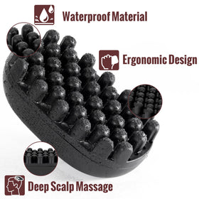 Belongtous close-up of rubber sponge texture for enhanced curl activation