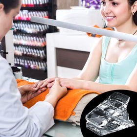 Beloving clips cleaned and stacked demonstrating reusability and salon hygiene