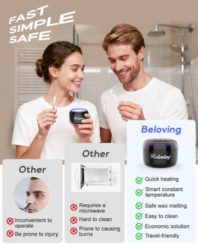 Beloving close-up of removable silicone pot highlighting easy cleaning and heat resistance