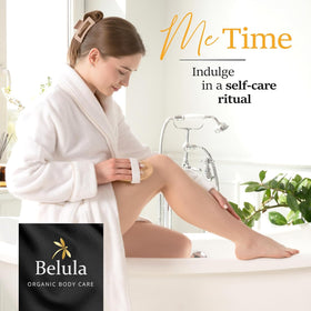 Belula body brush close-up on boar bristles highlighting firm exfoliation benefit