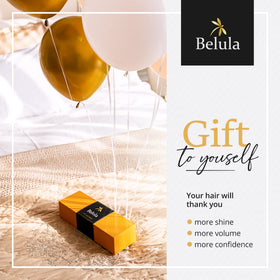 Belula brush smoothing curly hair for improved shine and manageability