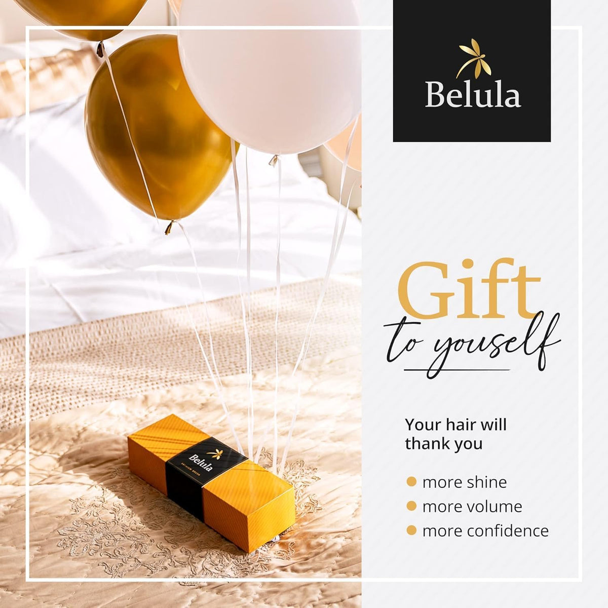 Belula product label and finish details emphasizing premium natural materials