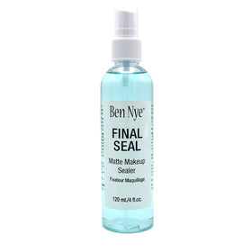 Ben Nye Final Seal front bottle view showing label and matte sealer benefits