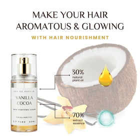 benatu before and after hair shine comparison, reveals visible glow