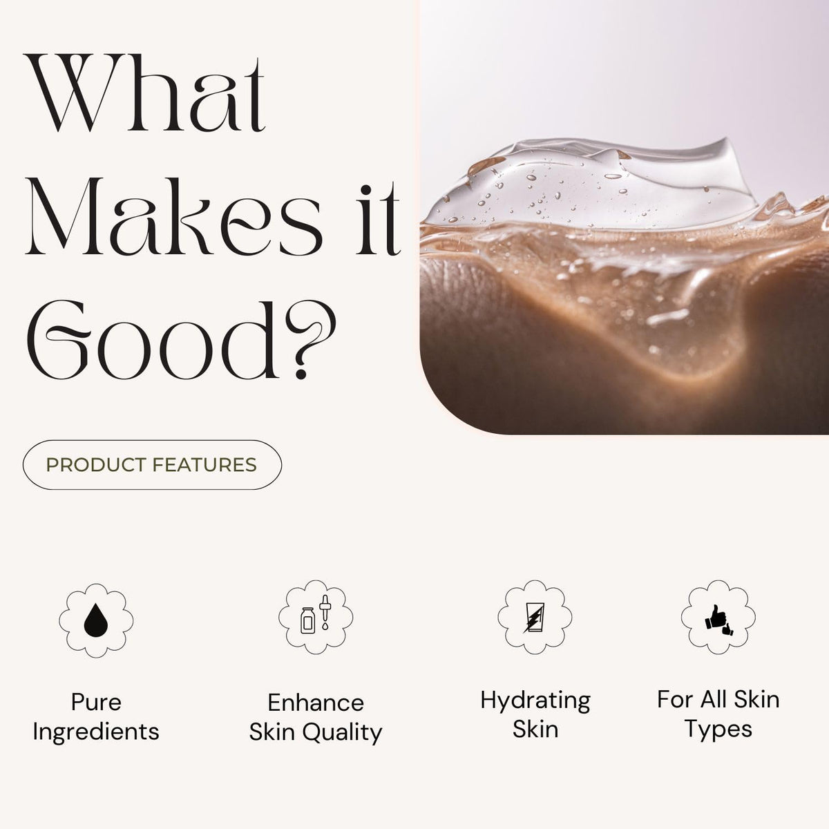 benatu using gel as a hair mask for conditioning and frizz control