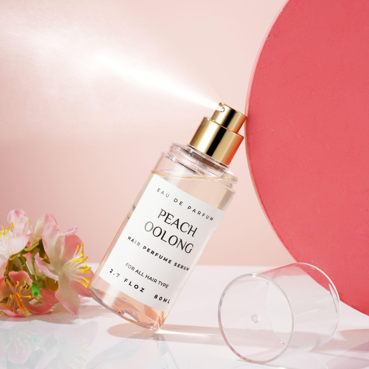 benatu bottle inside a handbag to show portability and quick mid-day scent touch-up
