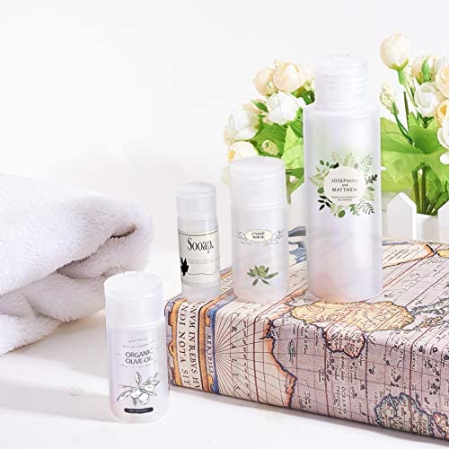 BENECREAT bottles arranged in a toiletry bag showing travel organization benefit