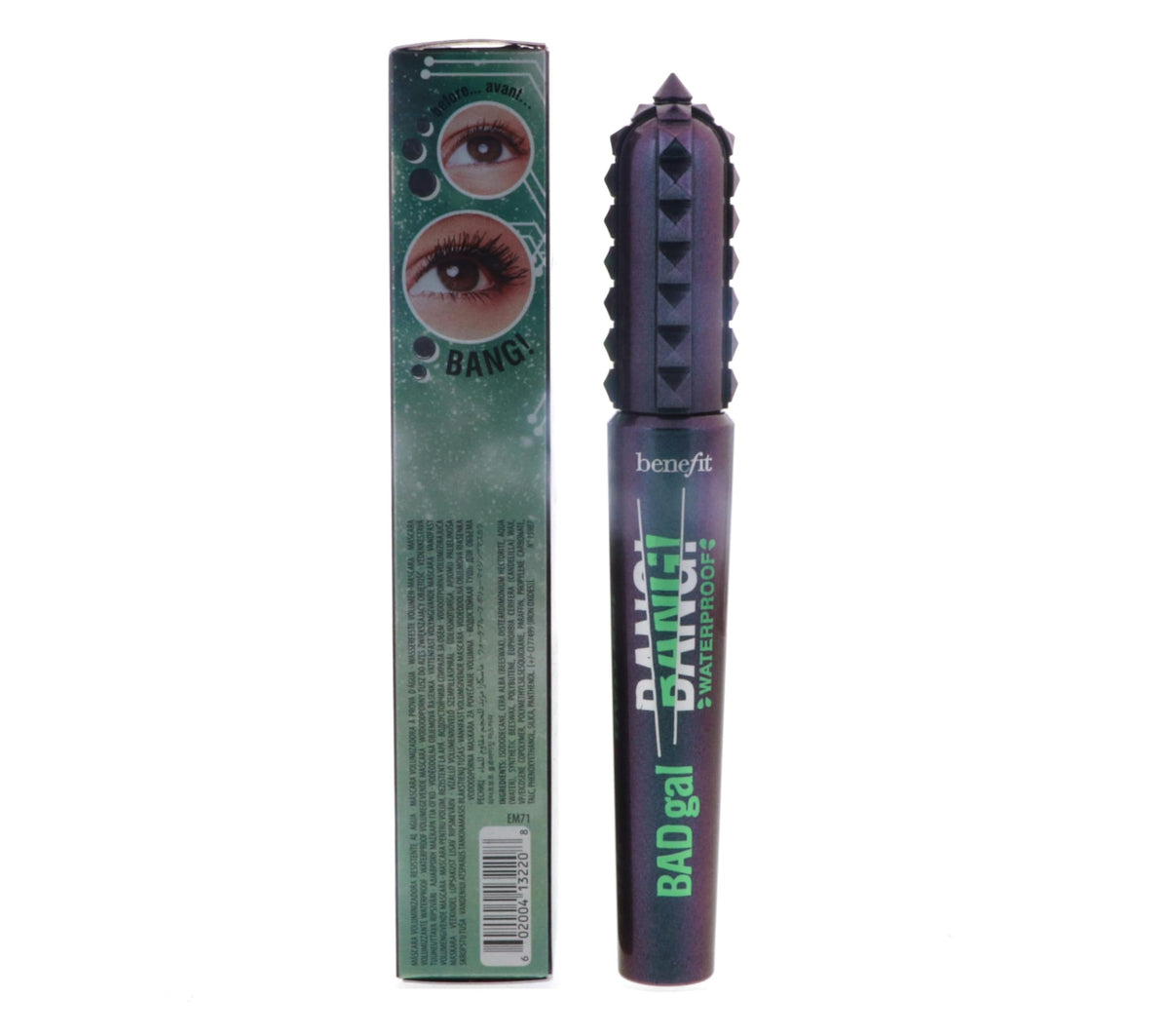 Benefit BADgal BANG wand close-up showing bristles for root-to-tip volume benefit