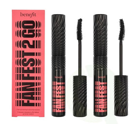 Benefit Fan Fest curved brush close-up showing flex-wave fibers for separation benefit