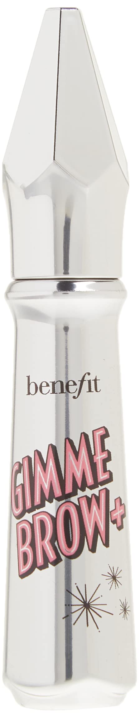 Benefit Gimme Brow precision brush close-up demonstrating fiber tip for targeted application
