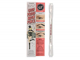 Benefit product applied on eyebrow, illustrates natural-looking definition benefit