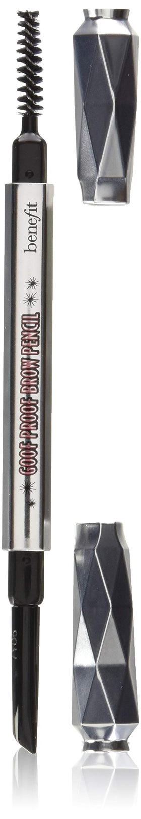 Benefit front packaging showing pencil and branding, quick identification benefit