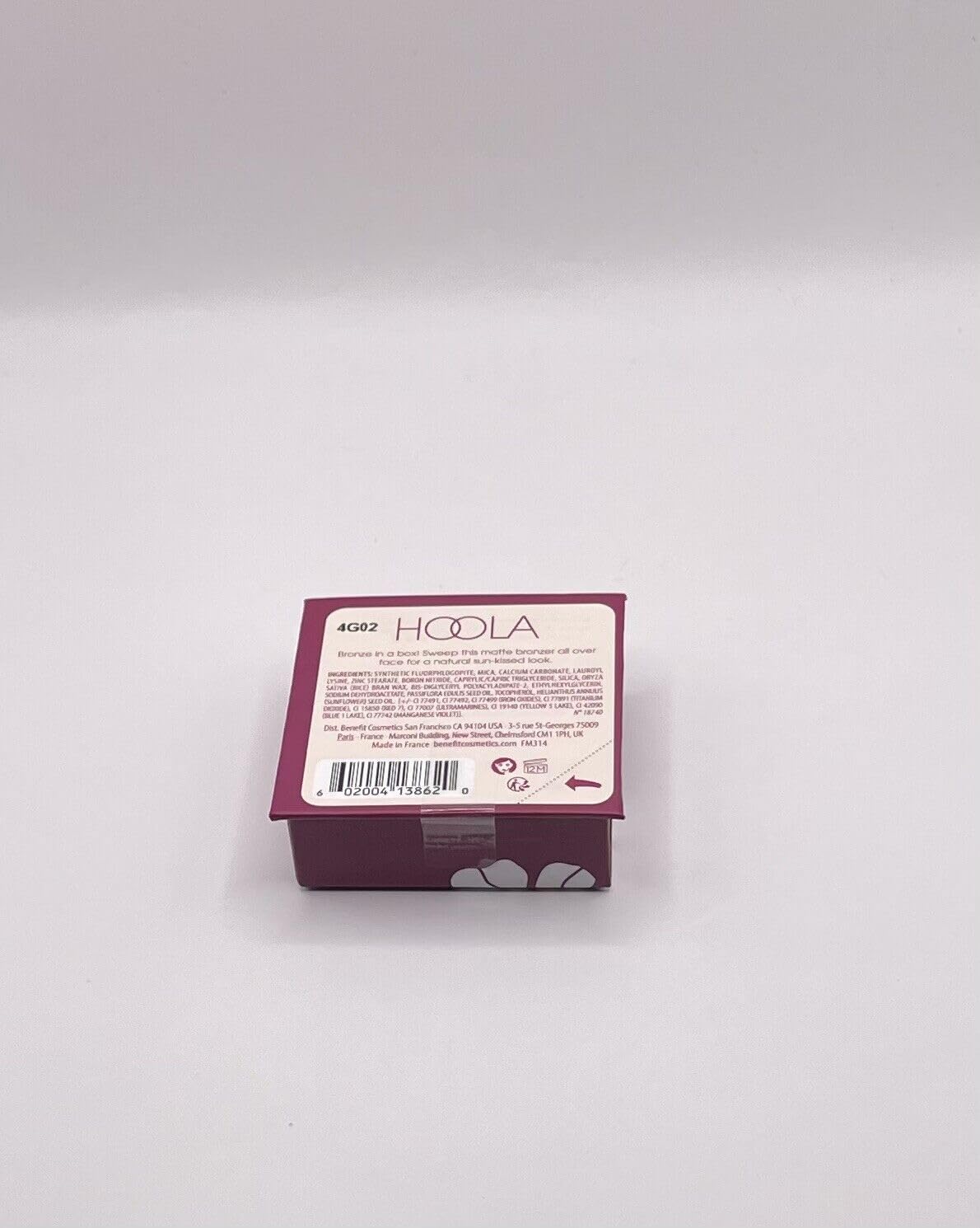 Benefit Hoola compact inside travel pouch ready for touch-ups on the go