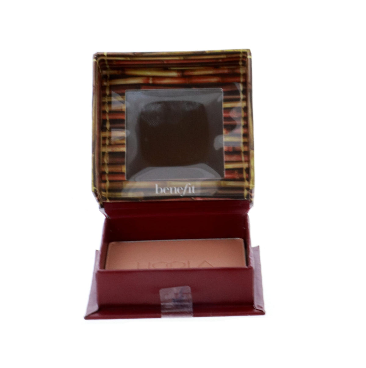 Benefit Hoola being applied with brush, adds natural warmth and subtle contour