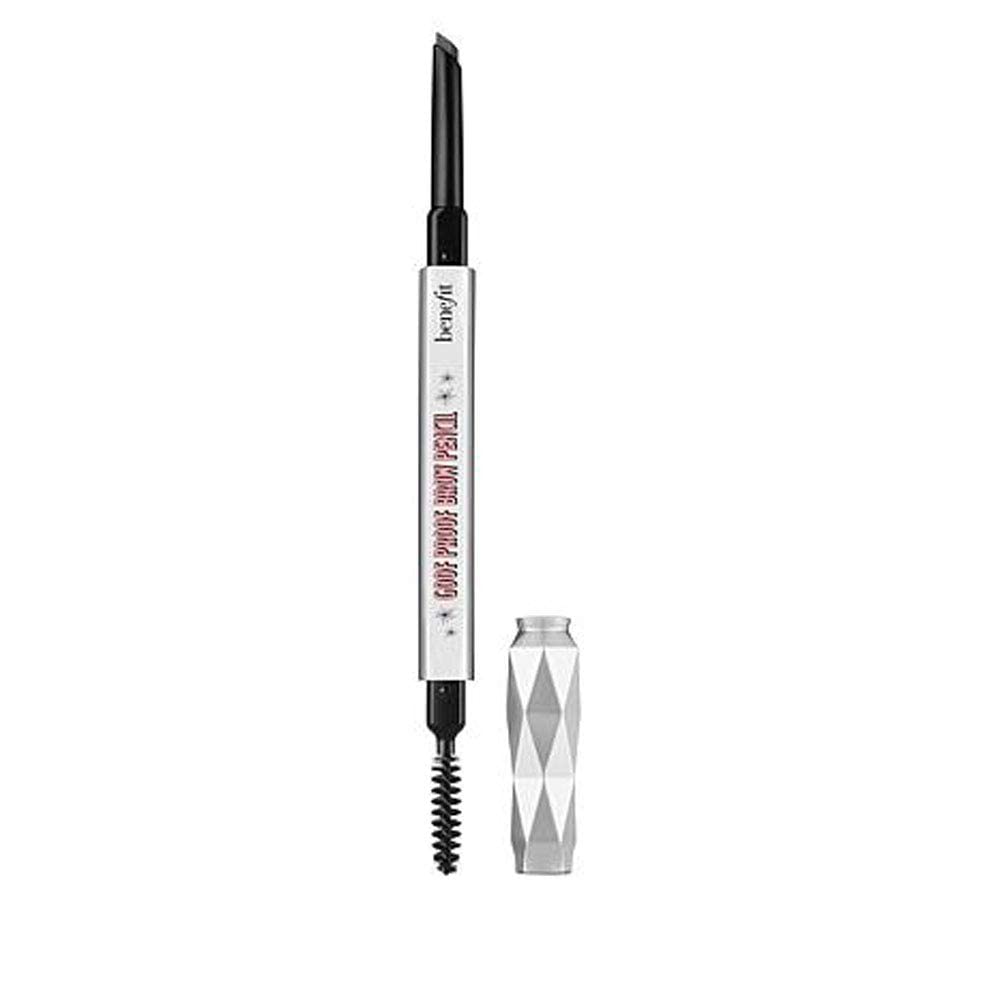Benefit lifestyle image of pencil used during makeup routine for all-day hold
