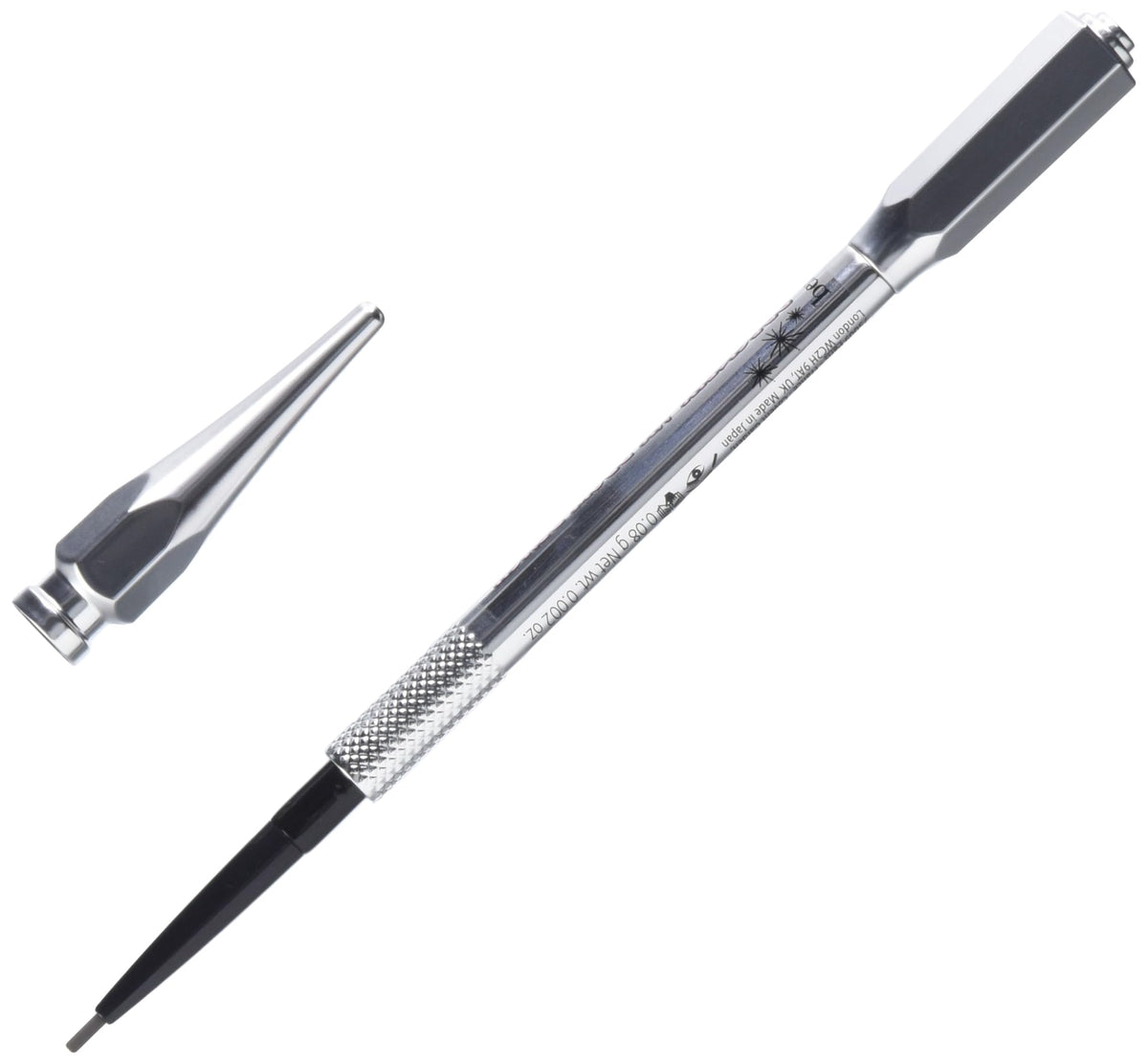 Benefit Precisely My Brow Pencil next to coin for scale, compact travel-ready convenience