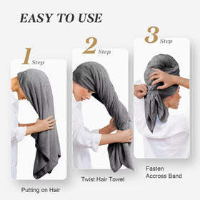 BEoffer towel in bathroom on vanity showing travel-friendly, everyday convenience