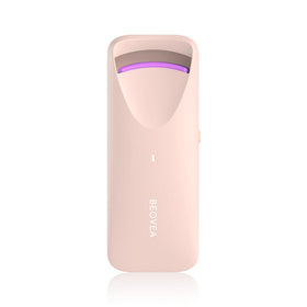 BEOVEA front view of heated eyelash curler showing sleek shape and quick usability