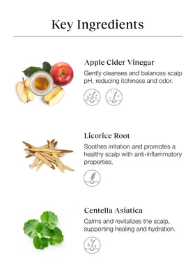 Apple cider vinegar and herbs highlighting Bephor ingredient clarity