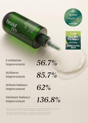 Bephor applied to cotton pad demonstrating easy no-rinse use