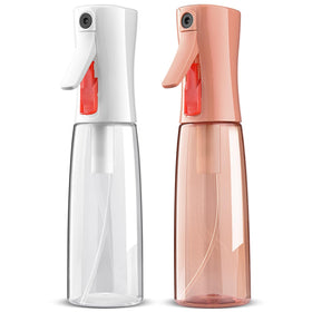 Bepkac front view of two 6.1oz misters highlighting compact design and portability