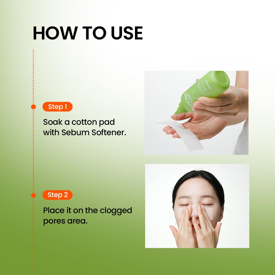 beplain pad applied to nose demonstrating targeted pore care
