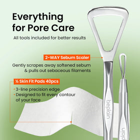 beplain stainless scraping tool detail for controlled extraction