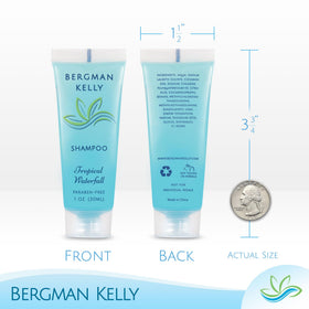 BERGMAN KELLY bottle label and texture detail highlighting ingredient clarity