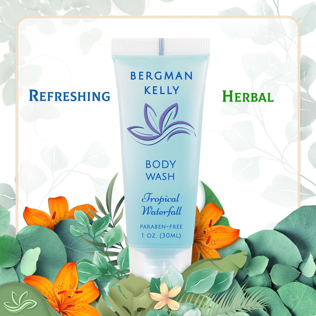 BERGMAN KELLY gel texture close-up highlighting gentle lather and effective cleansing