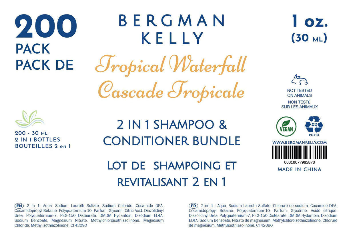 Bergman Kelly on shelf with tropical accents evoking invigorating scent benefit